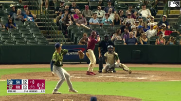 Dylan Dreiling homers (19) on a fly ball to right center field.