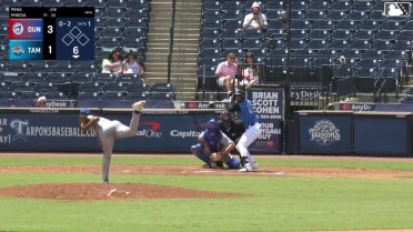 Yostin Pena homers (6) on a fly ball to left center field.