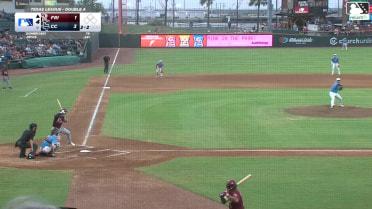 Corey Joyce homers (10) on a fly ball to left center field.