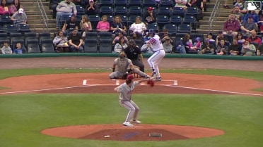 Benny Montgomery grounds out, shortstop Javier Rivas to first baseman Callan Moss. Dyan Jorge scores. Andy Perez to 3rd. Roc Riggio to 2nd.