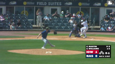 Jett Williams homers (5) on a fly ball to left field.