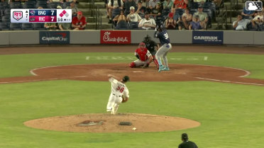 Jose Ramos singles on a line drive to left fielder Parks Harber. Chris Suero scores. Jacob Reimer scores. Fielding error by left fielder Parks Harber.
