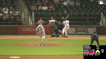 Dylan Campbell singles on a soft line drive to left fielder Johnny Ascanio. Colby Shelton scores. Ryan Burrowes to 2nd.