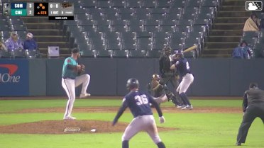 DJ Gladney singles on a ground ball to center fielder Tavian Josenberger. Tyler Hardman scores. Coby Morales to 2nd.