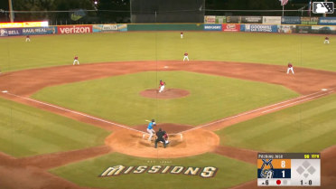 Nate Nankil homers (3) on a fly ball to left center field.
