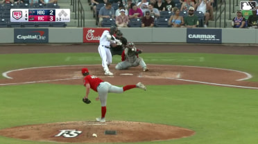 Jean Carlos Sio homers (2) on a fly ball to left center field.