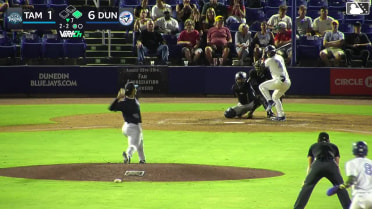 Ryan Cooney homers (2) on a fly ball to left field. Juan Sanchez scores.