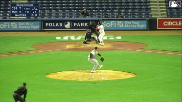 Vinny Capra homers (2) on a fly ball to left field. Matt Thaiss scores.