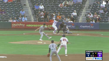 Bryant Betancourt singles on a line drive to center fielder Stuart Fairchild. Nic Kent scores.
