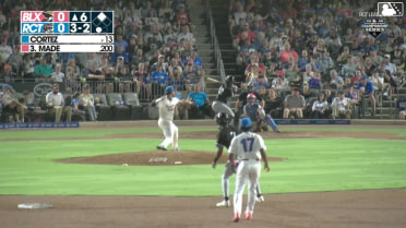 Jesús Made doubles (1) on a ground ball to left fielder Tucker Flint. Braylon Payne scores.