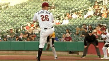 Kyle Harrison records eight strikeouts