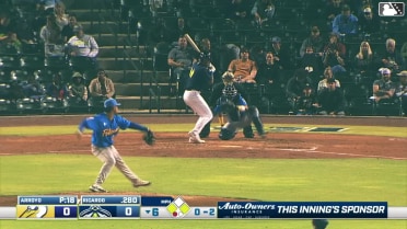 Yandel Ricardo reaches on a fielder's choice, fielded by pitcher Rowell Arroyo. Connor Rasmussen scores. Sean Gamble to 2nd.