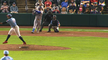Vinnie Pasquantino singles to center field 