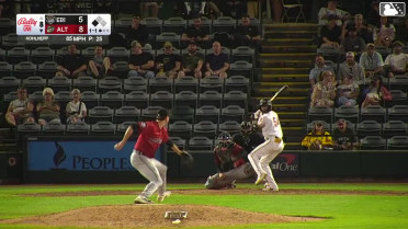 Jesus Castillo singles on a ground ball to left fielder Patrick Lee. Matt King scores.