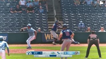 Hendry Mendez singles on a sharp line drive to right fielder Drew Waters. Matt Wallner scores. Aaron Sabato to 2nd.