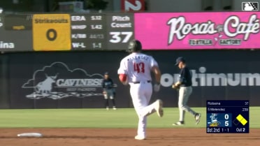 Ivan Melendez's three-run home run