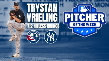 Trystan Vrieling Named Eastern League Pitcher of the Week 4/15 – 4/21