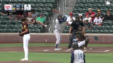 Joey Loperfido reaches on a fielding error by second baseman Will Wagner. Cavan Biggio scores. Joey Loperfido to 2nd.
