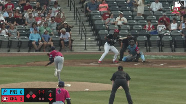Zavier Warren singles on a soft bunt ground ball to pitcher Orlando Ortiz-Mayr. Jay Allen II scores. Julio Carreras to 2nd.