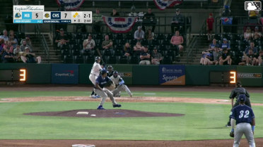 Jhon Rosario In play, run(s) to Logan Driscoll