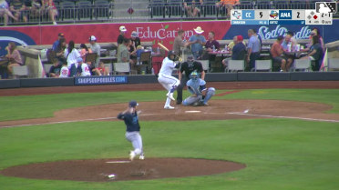 Angel Ortiz homers (7) on a fly ball to right field. Danny Serretti scores.