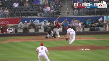 Corey Joyce singles on a ground ball to left fielder Lourdes Gurriel Jr. Keith Jones II scores. Ian Moller to 2nd.