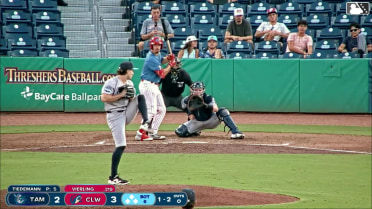 Will Vierling homers (6) on a fly ball to right center field.