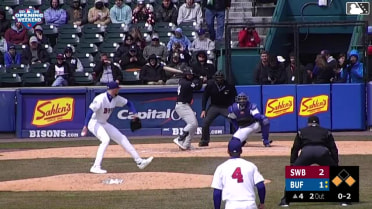 Jasson Domínguez singles on a ground ball to shortstop Josh Kasevich. Ali Sánchez scores. Braden Shewmake to 2nd.