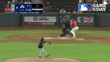 Brayan Buelvas homers (11) on a fly ball to left center field.