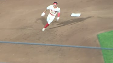 Cameron Nelson records first multi-hit game as a pro