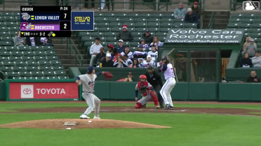 Ryan Cusick challenged (pitch result), call on the field was overturned: Trey Lipscomb called out on strikes and Robert Hassell III caught stealing 2nd, catcher Caleb Ricketts to second baseman Dylan Moore to catcher Caleb Ricketts.