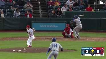 Griffin Lockwood-Powell homers (1) on a fly ball to left field. Elijah Hainline scores.