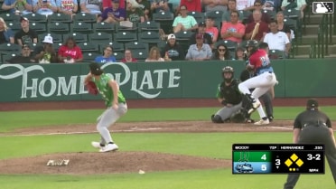 Jose D. Hernandez walks. Jose Meza scores. Cameron Decker to 3rd. Victor Rodrigues to 2nd.