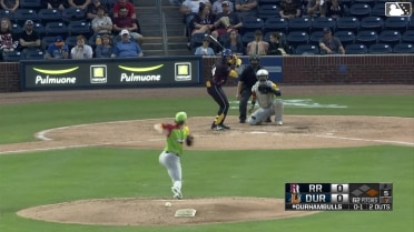 Brock Jones homers (3) on a fly ball to center field. Blake Sabol scores.