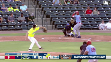 Shane Van Dam In play, run(s) to Gavin Fien