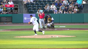 Santiago Suarez's seventh strikeout