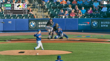 Heston Kjerstad homers (2) on a fly ball to right field. Johnathan Rodríguez scores.