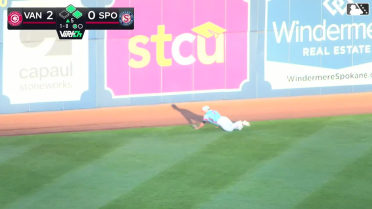 Jacob Humphrey's diving catch