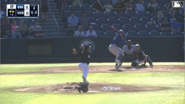 Ronald Hernandez grounds out to first baseman David McCann. Elian Peña scores. Trey Snyder to 2nd.