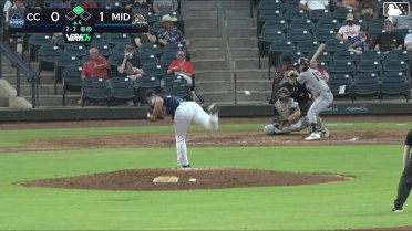 Max Holy singles on a sharp line drive to center fielder Euribiel Angeles, deflected by second baseman Casey Yamauchi. Tyler Whitaker scores.