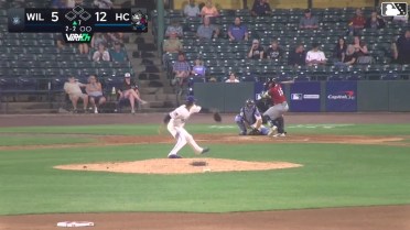 José Anderson homers (14) on a fly ball to left center field.