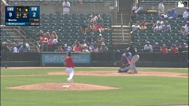 Christian Bethancourt homers (14) on a fly ball to center field. Oswaldo Cabrera scores.