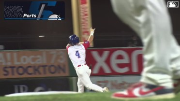Drew Burress' sixth homer for Single-A
