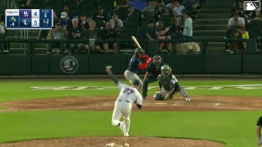 Victor Arias singles on a ground ball to center fielder DJ Gladney. Sean Keys scores. Eddie Micheletti Jr. to 2nd.