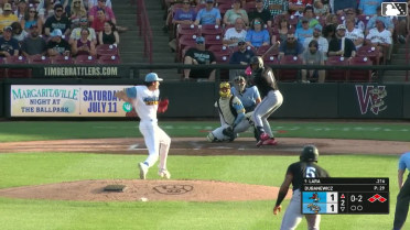 Wilfredo Lara singles on a line drive to right fielder Luiyin Alastre. Carlos Sanchez scores. Esmil Valencia to 3rd. Jacob Jenkins-Cowart to 2nd.