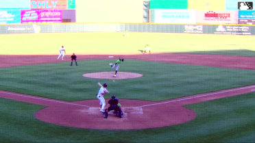 Vance Honeycutt strikes out swinging and Elis Cuevas was picked off 2nd, catcher Ben Hartl to shortstop Luke Hanson to catcher Ben Hartl.