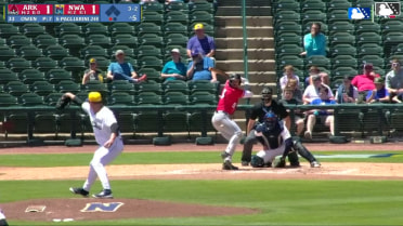 Charlie Pagliarini homers (3) on a fly ball to right center field.