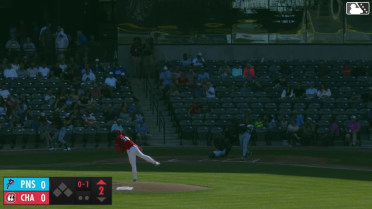 Dillon Lewis homers (6) on a fly ball to left field.