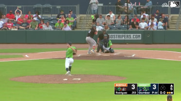 Creed Willems homers (13) on a fly ball to left field.