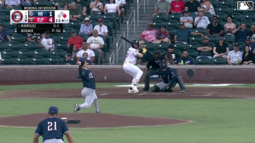 Carlos Rodríguez doubles (7) on a line drive to right fielder Dairon Blanco. Mason McCoy scores.